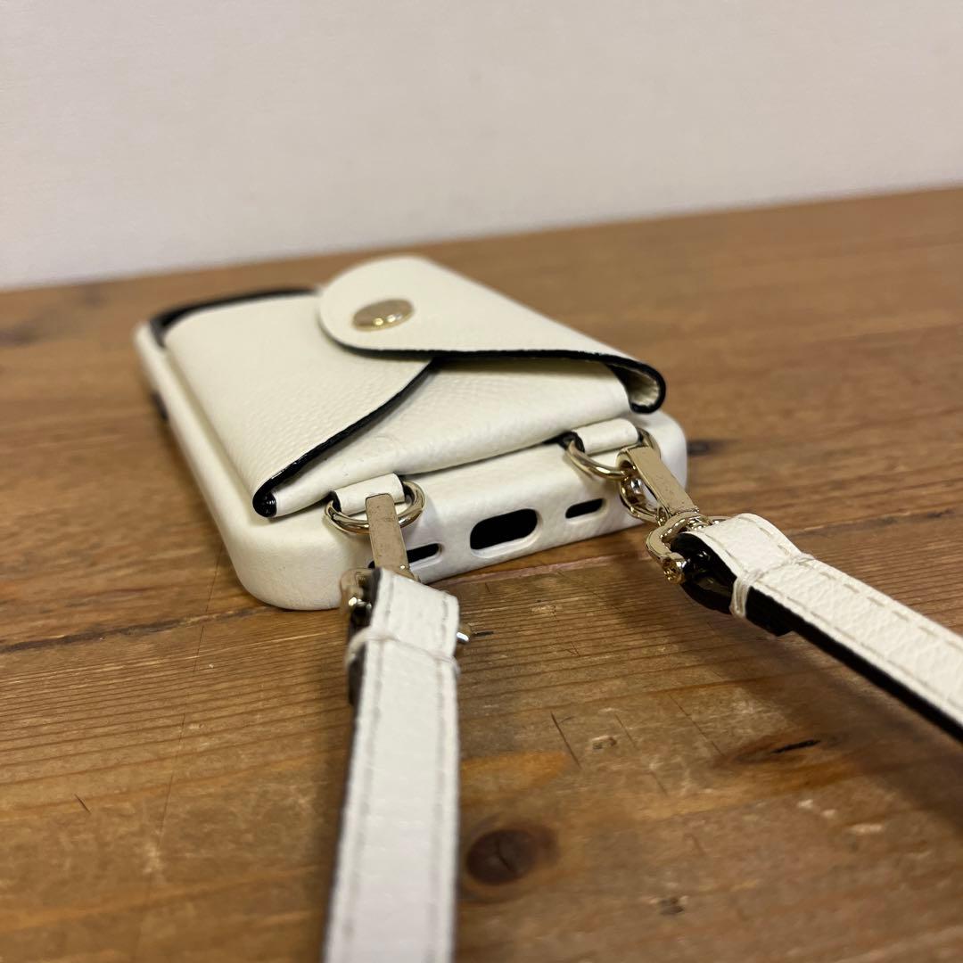 L'arcobaleno ショルダーストラップ付iPhoneケース 14pro