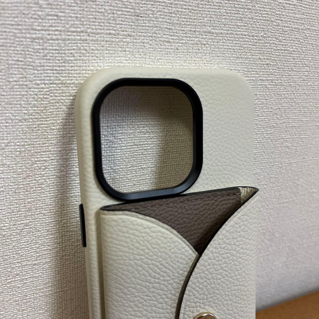 L'arcobaleno ショルダーストラップ付iPhoneケース 14pro