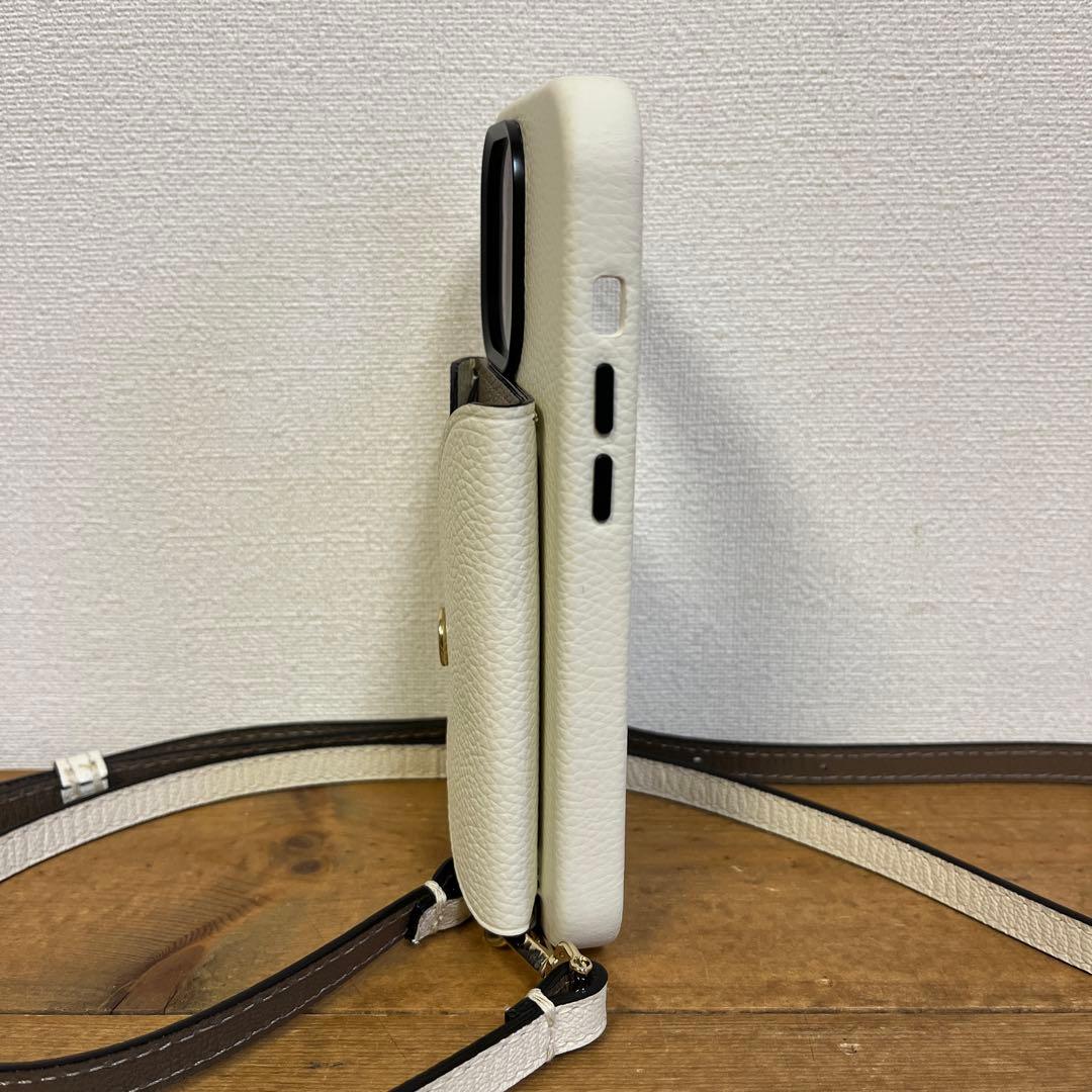 L'arcobaleno ショルダーストラップ付iPhoneケース 14pro