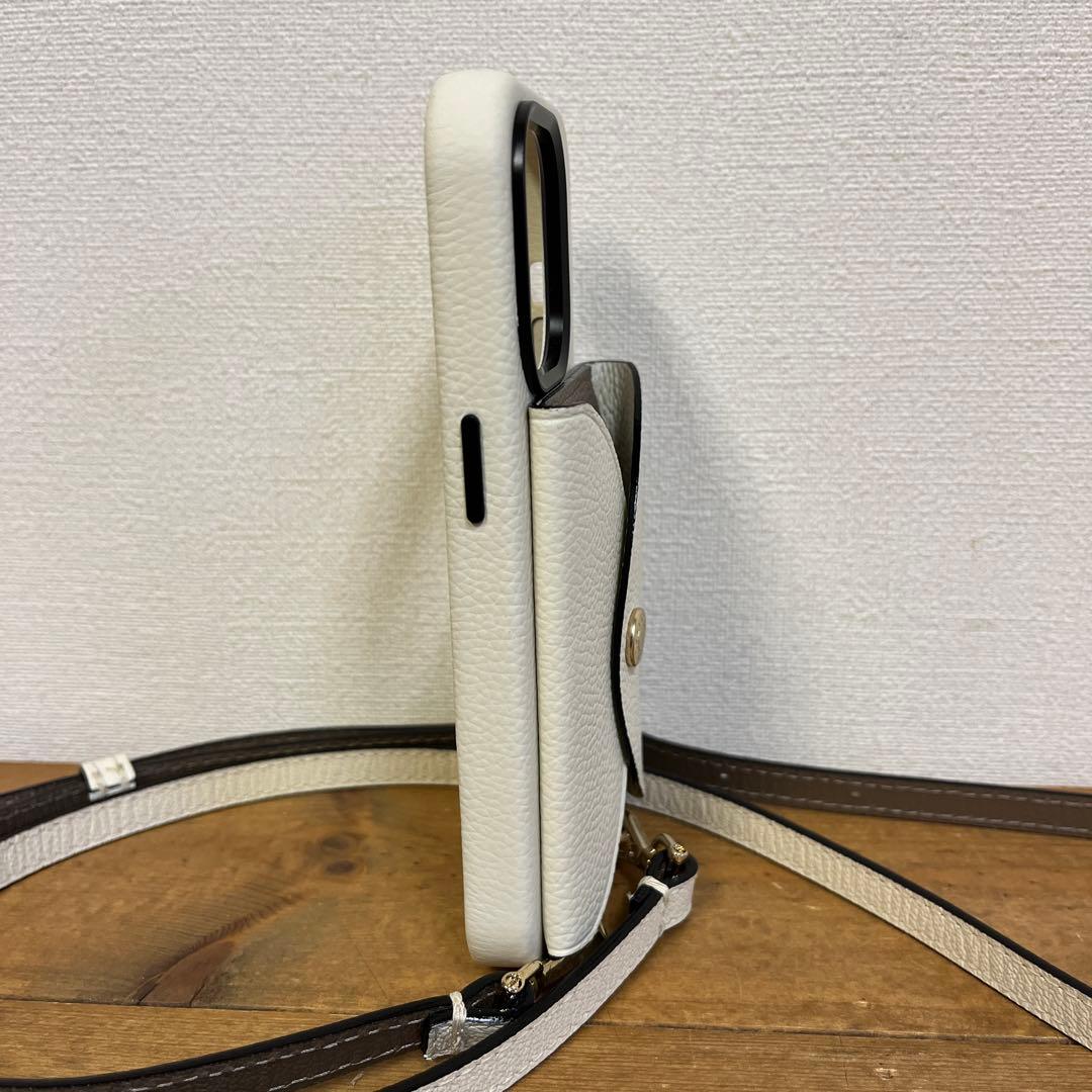 L'arcobaleno ショルダーストラップ付iPhoneケース 14pro