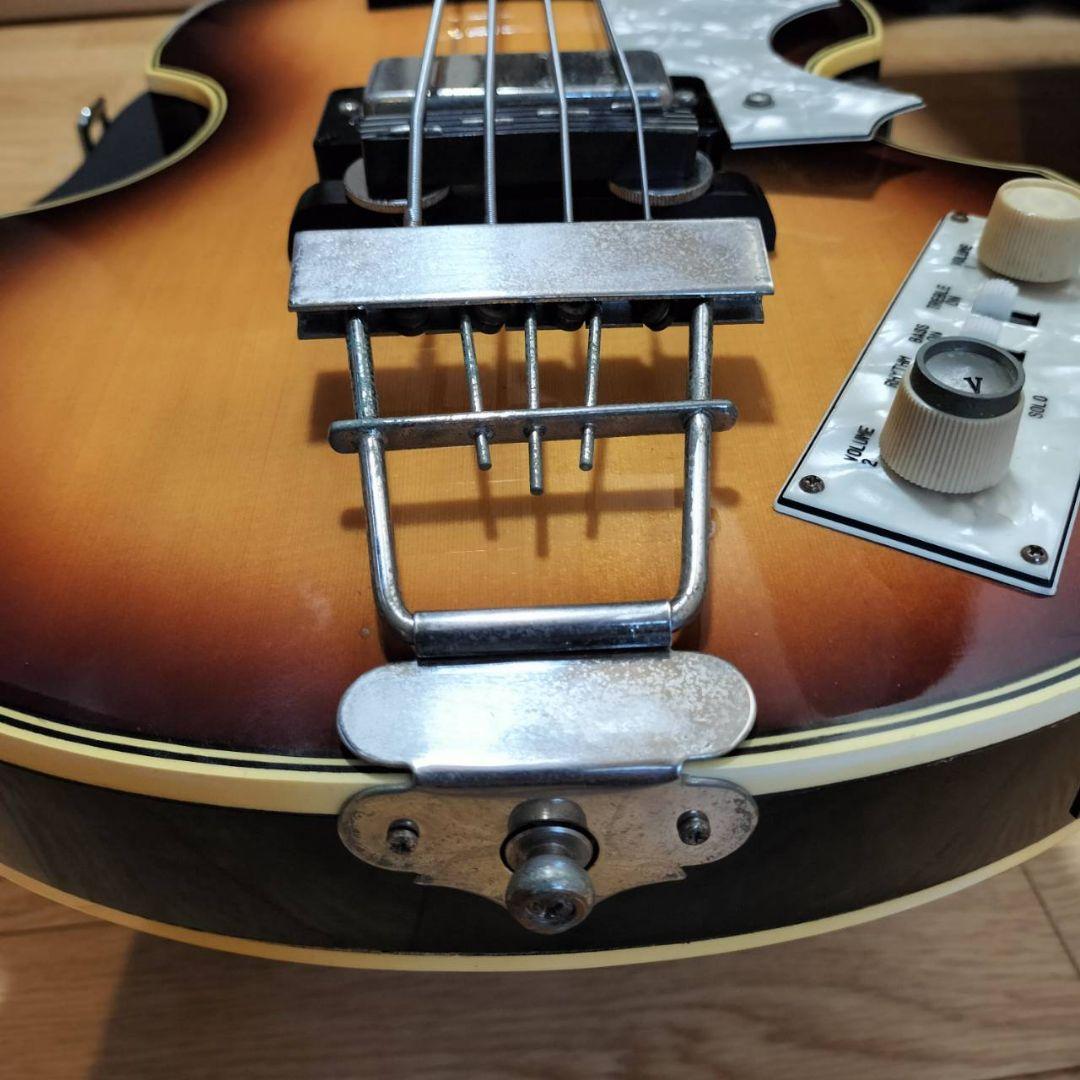 グレコストラップ＆ケース付/Grecoバイオリンベース/1981年製ビンテージ