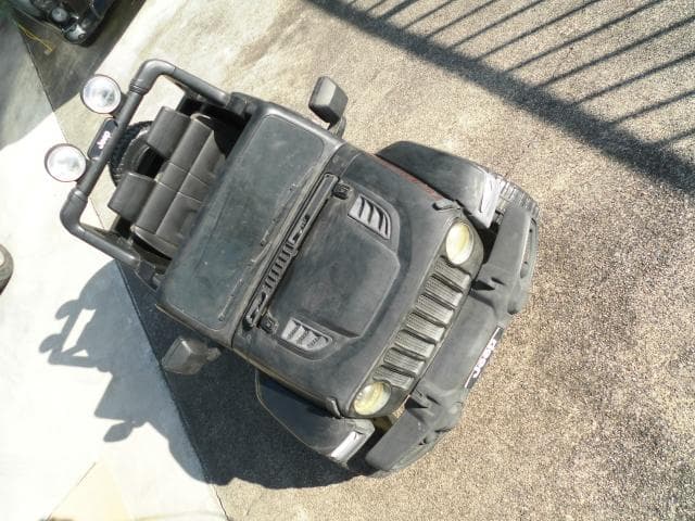 子供が乗れる電動ラジコンカー　＜Ｊｅｅｐ＞2人乗り可能　現役動作品