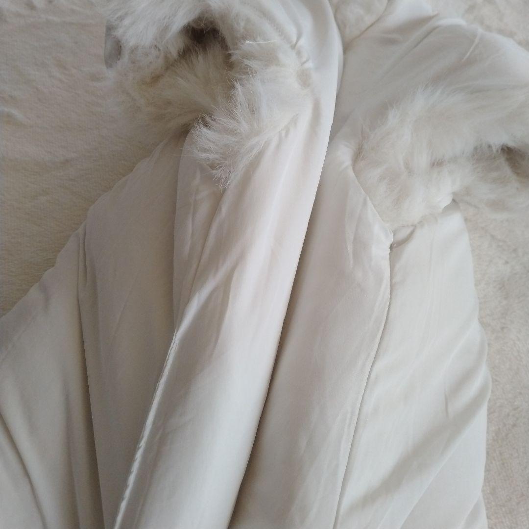 【バースデーバッシュ】美品　バックリボン ファー ベスト　ふわふわ