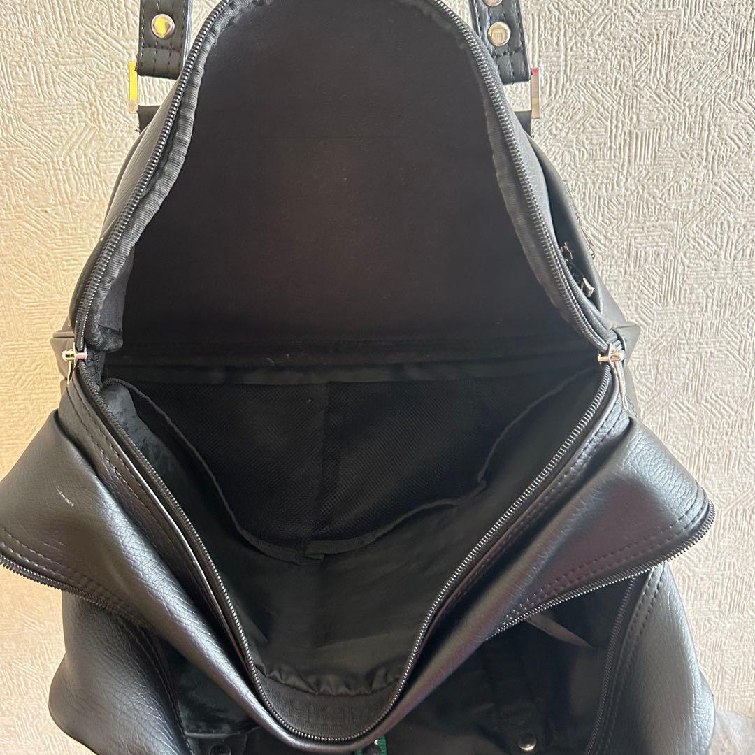 イーストボーイ スクールバッグ スクバ ヴィーナス Venus合皮素材 黒