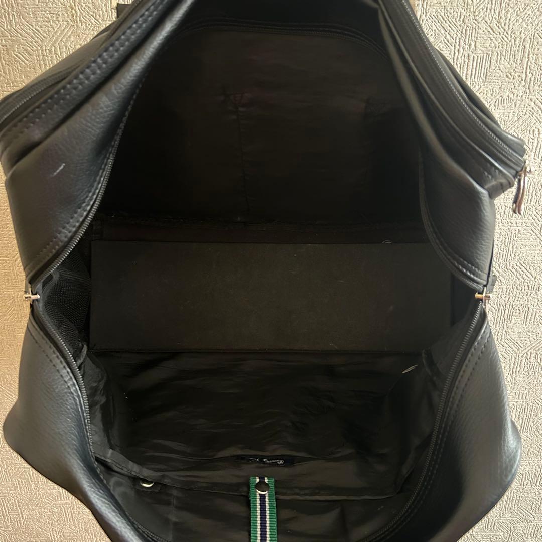 イーストボーイ スクールバッグ スクバ ヴィーナス Venus合皮素材 黒