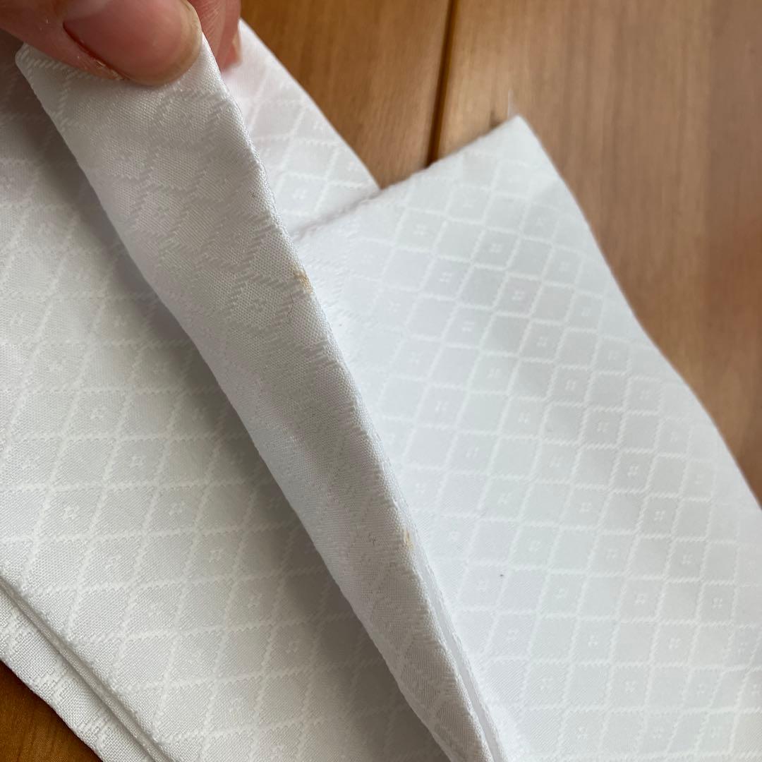 あこがれゆめ　お宮参り 女の子 着物 女児祝着 正絹 のしめ 初着 産着　白地