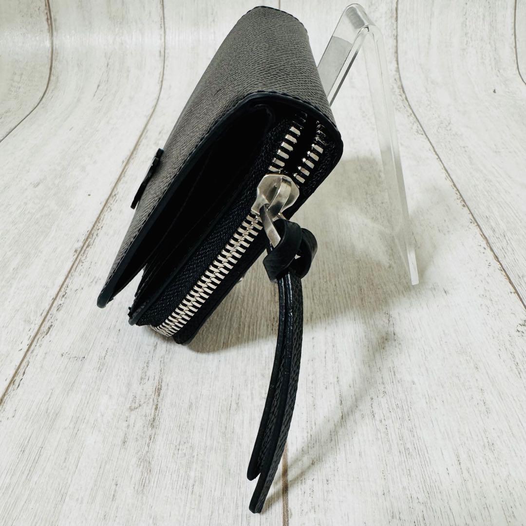 未使用級✨AMIParis アミパリ 箱付レザーウォレット 二つ折 ミニ財布