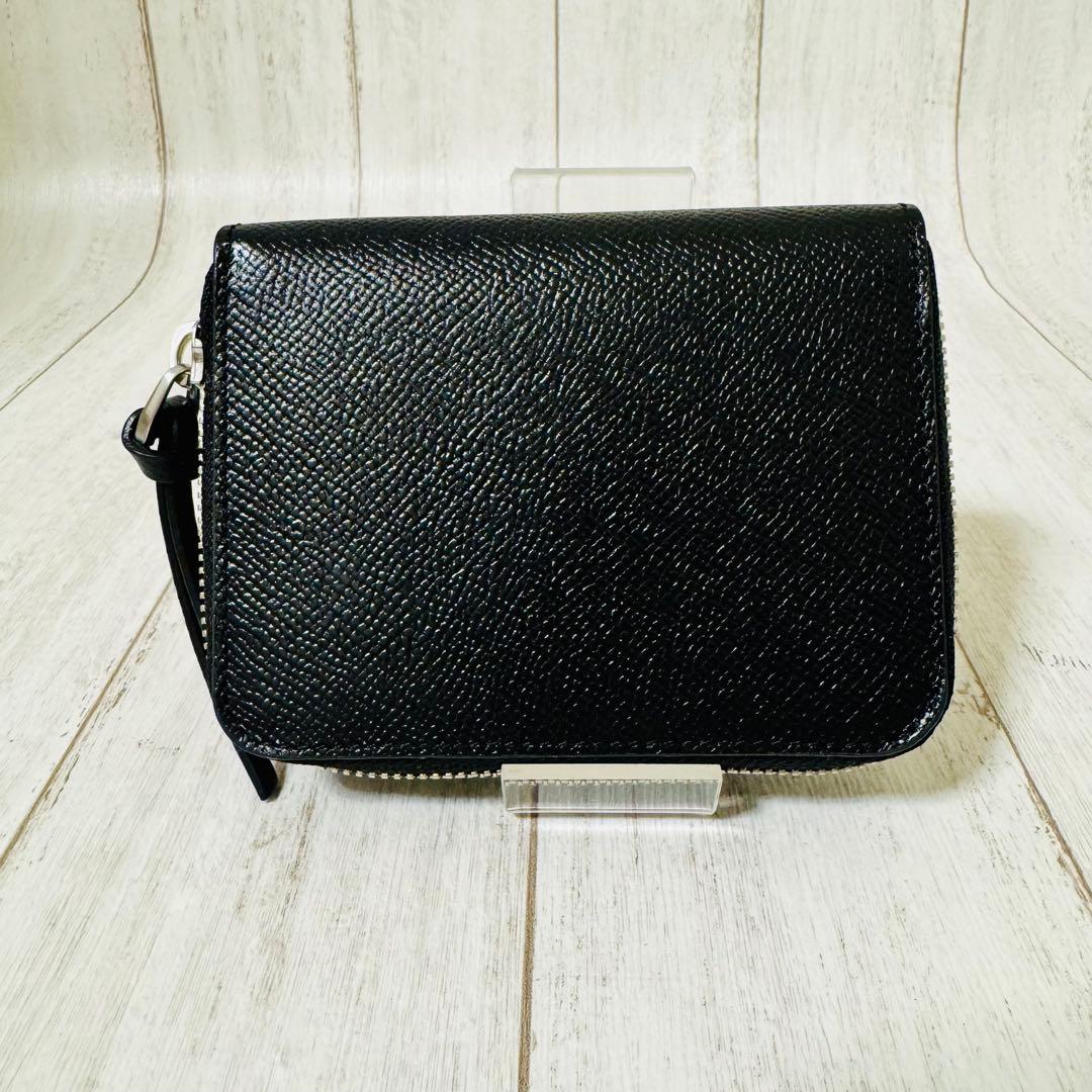 未使用級✨AMIParis アミパリ 箱付レザーウォレット 二つ折 ミニ財布