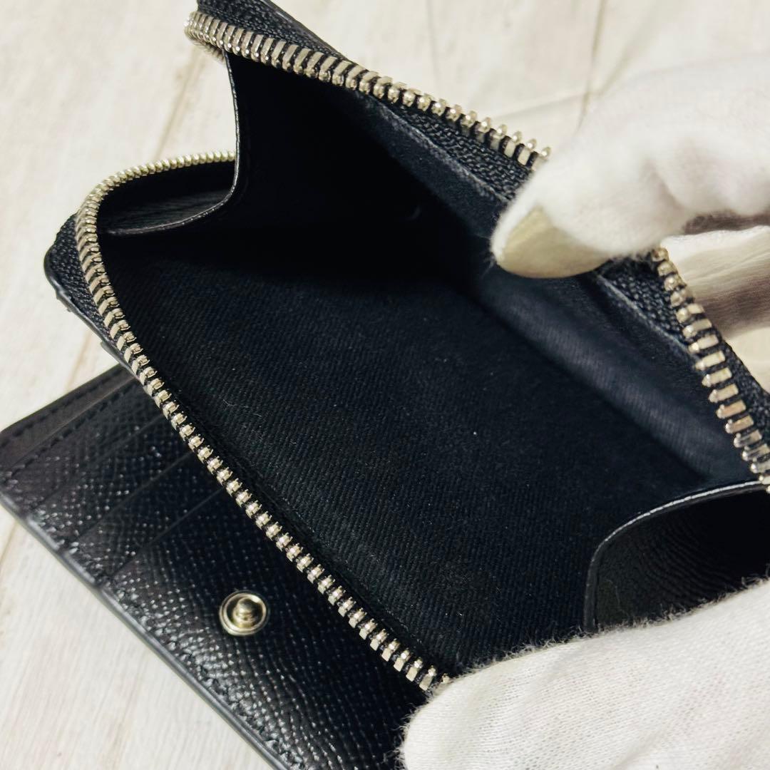 未使用級✨AMIParis アミパリ 箱付レザーウォレット 二つ折 ミニ財布