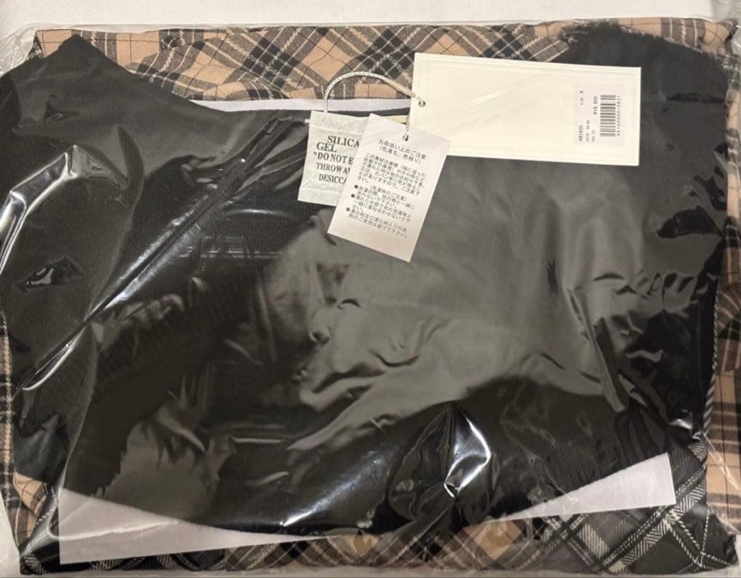 ワンピース andmary Juni check dress beige S