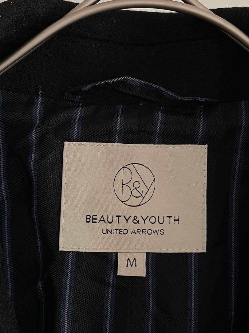 【のの】ユナイテッドアローズ チェスターコート 膝丈 ロングコート ウール