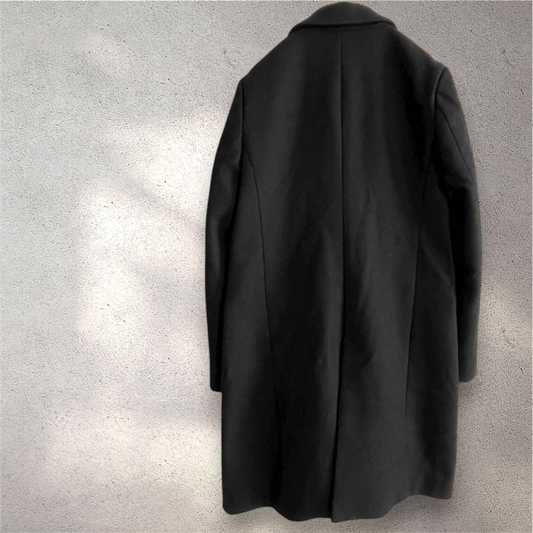 【のの】ユナイテッドアローズ チェスターコート 膝丈 ロングコート ウール