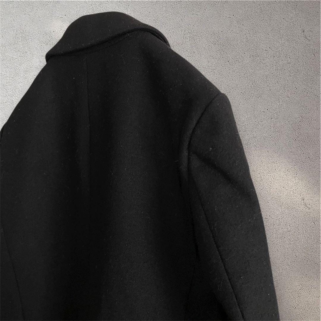 【のの】ユナイテッドアローズ チェスターコート 膝丈 ロングコート ウール