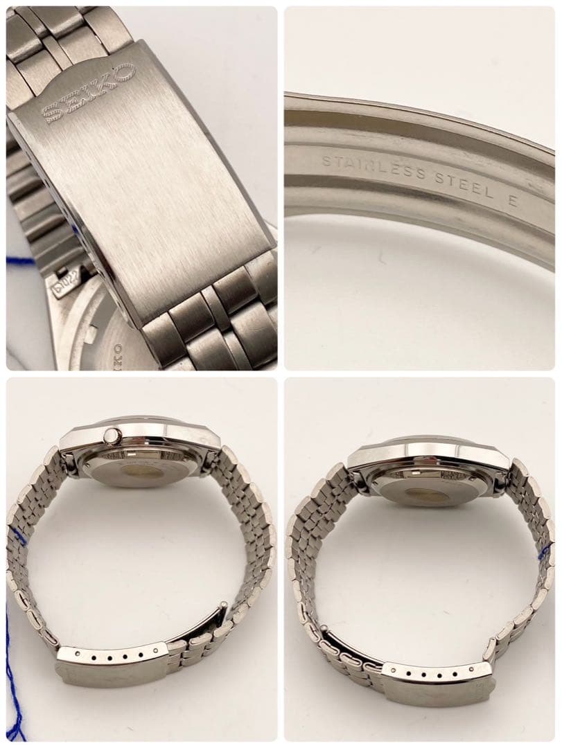 【稼働】SEIKO5 自動巻き 腕時計 デイデイト シルバー メンズ タグ付き