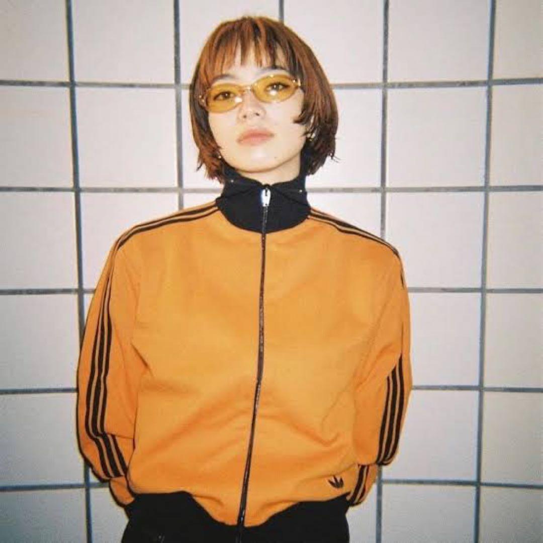 2*4様 adidas トラックジャケット 70s デサント製 6号 緑