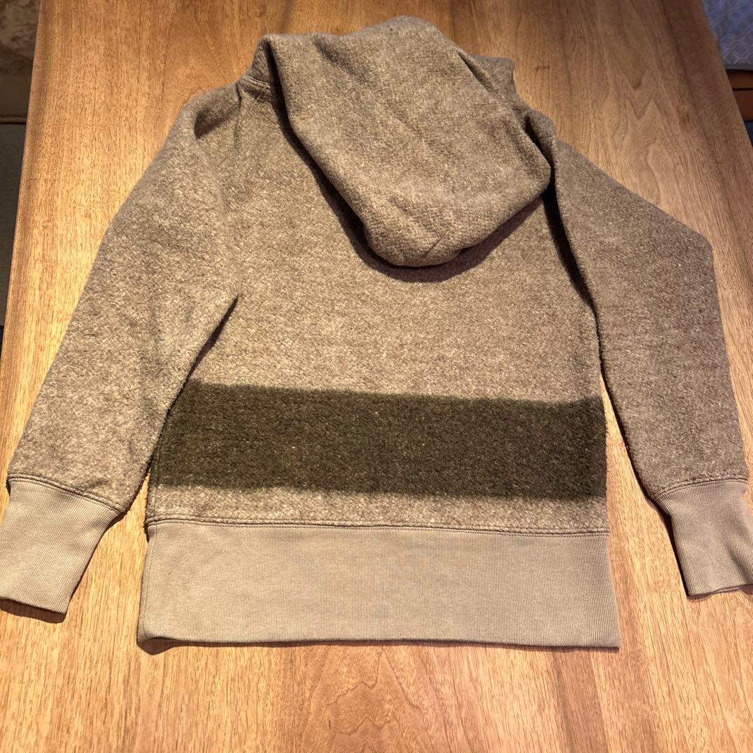 KAPITAL キャピタル サイズ1 綿×ポリ×アクリル混ボア調起毛パーカー