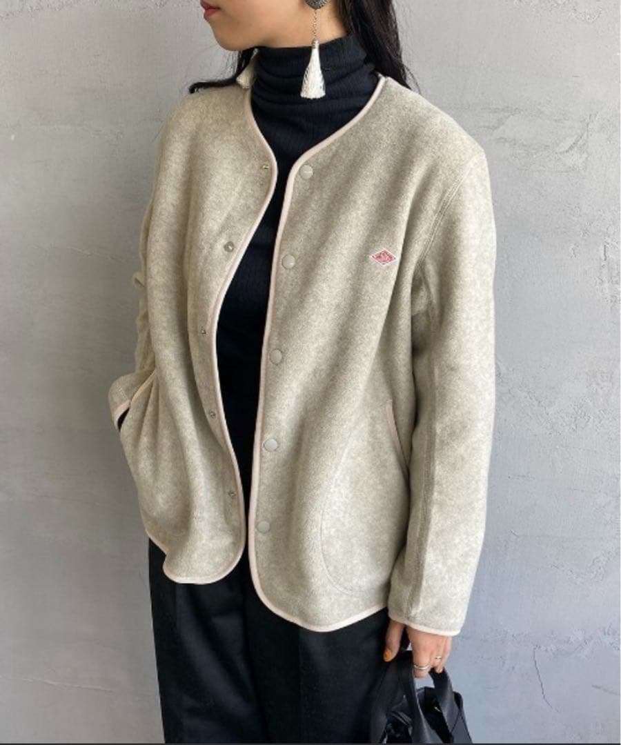 [DANTON/ダントン] フリースノーカラージャケット　34