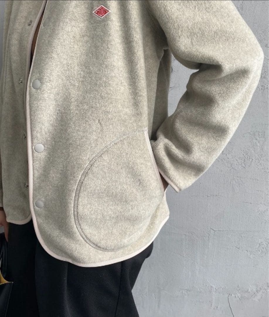 [DANTON/ダントン] フリースノーカラージャケット　34