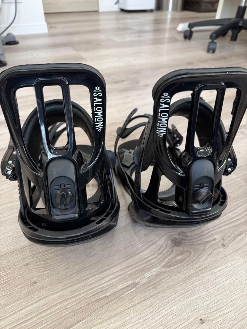 サロモンLサイズ　ブラック スノーボードビンディング