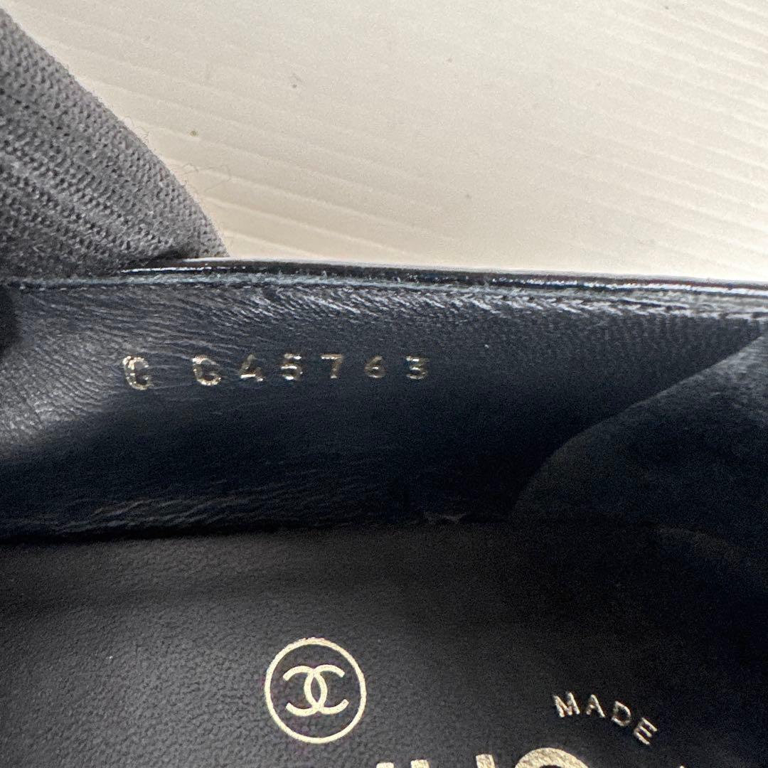 CHANEL シャネル　ココマーク　バレリーナ　フラットシューズ　パンプス　38