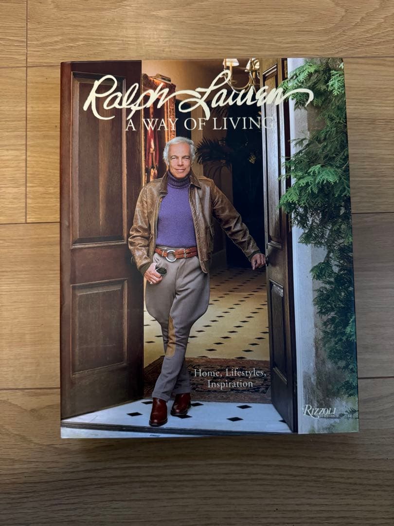 ラルフ ローレン A WAY OF LIVING インテリア本 開封済み美品