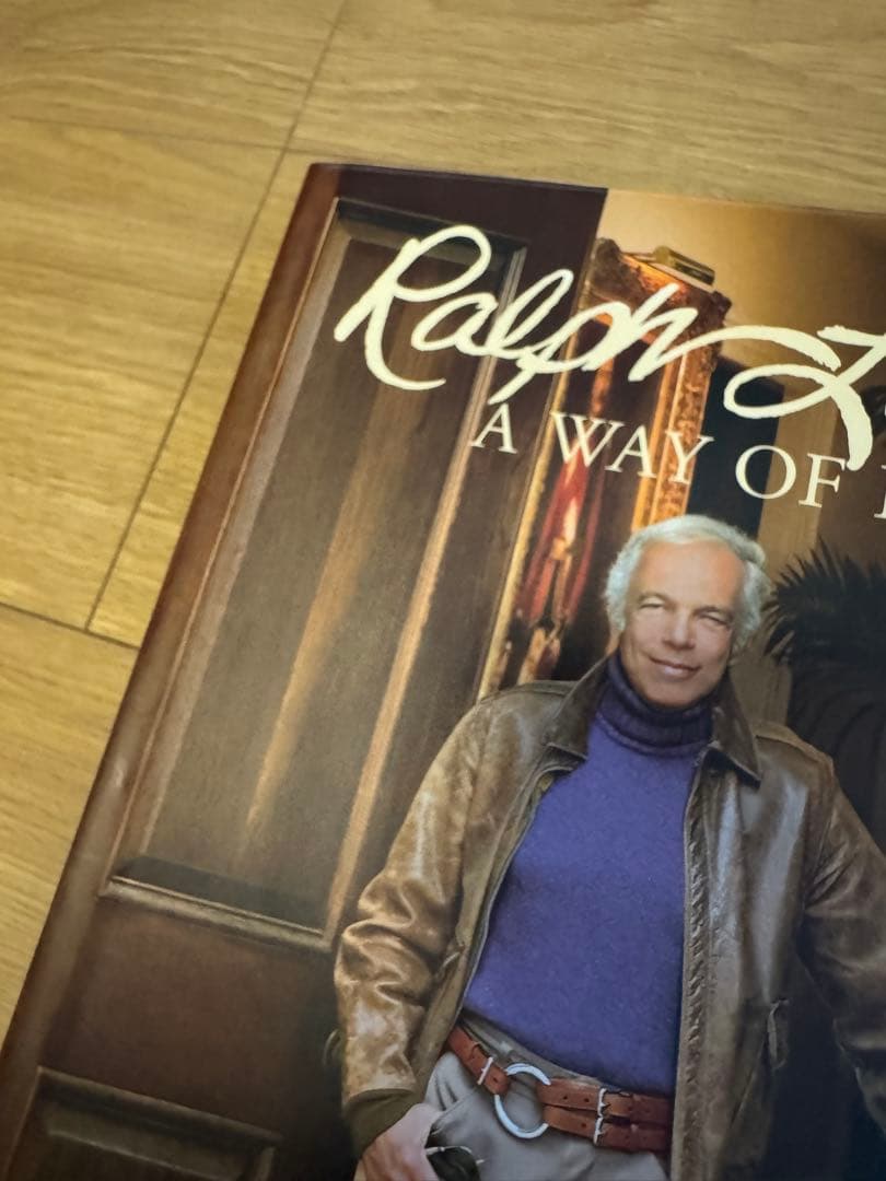 ラルフ ローレン A WAY OF LIVING インテリア本 開封済み美品