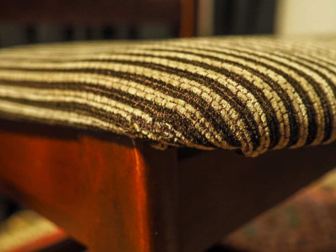 【なっち】“KOIZUMI”ストライプダイニングチェアA