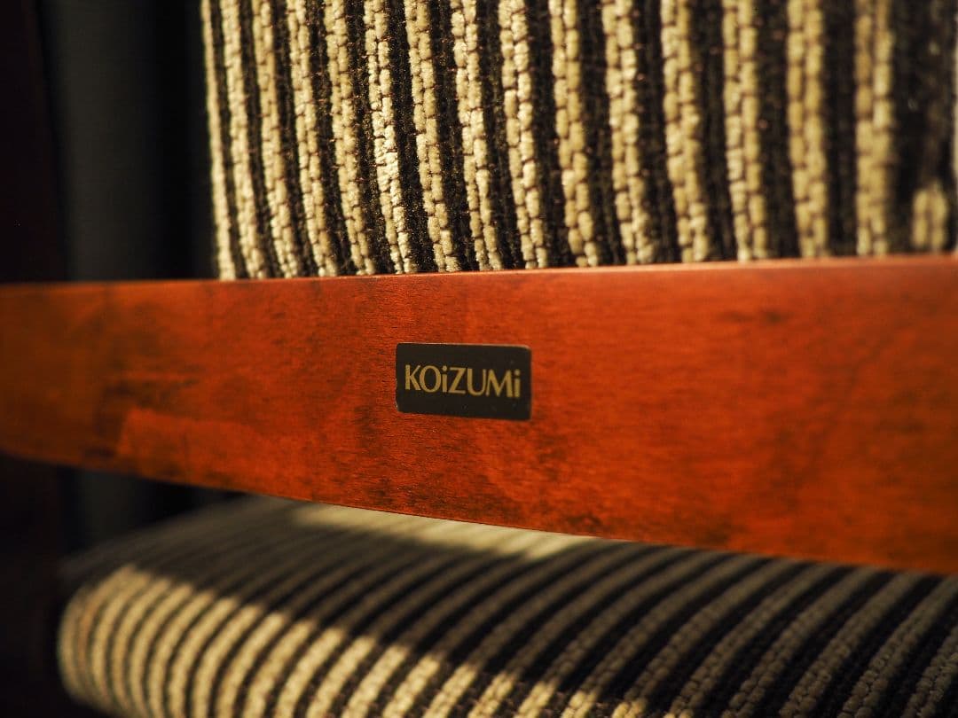 【なっち】“KOIZUMI”ストライプダイニングチェアA