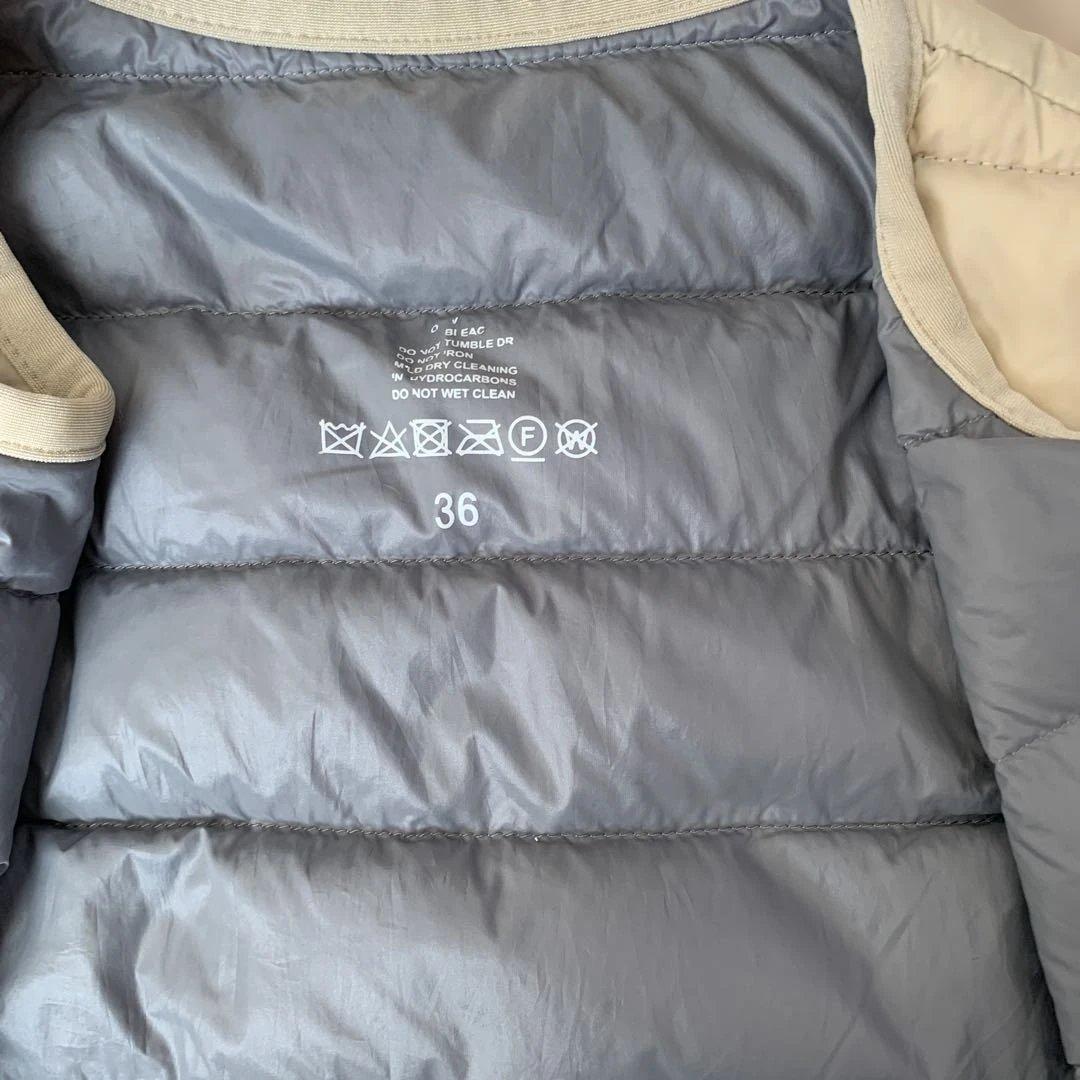 もこ☆ダントンキルティング　インナーダウンベスト サイズ36 レディース