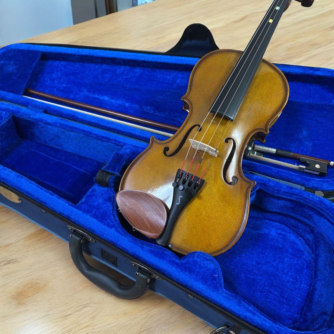 【希少品】ケース付きStentor student 1/2子供用 バイオリン