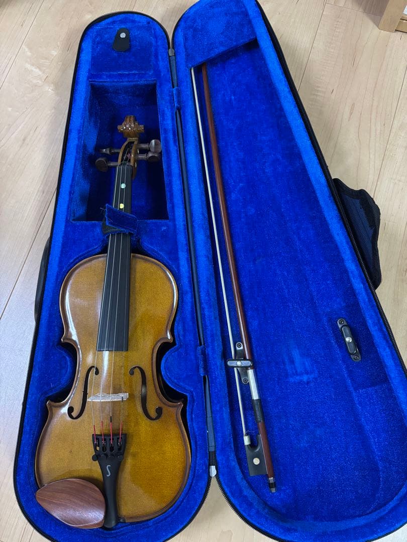 【希少品】ケース付きStentor student 1/2子供用 バイオリン