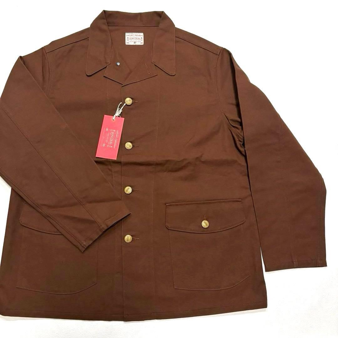 日本製 42 新品 Coverall U.S. Army Duck brown