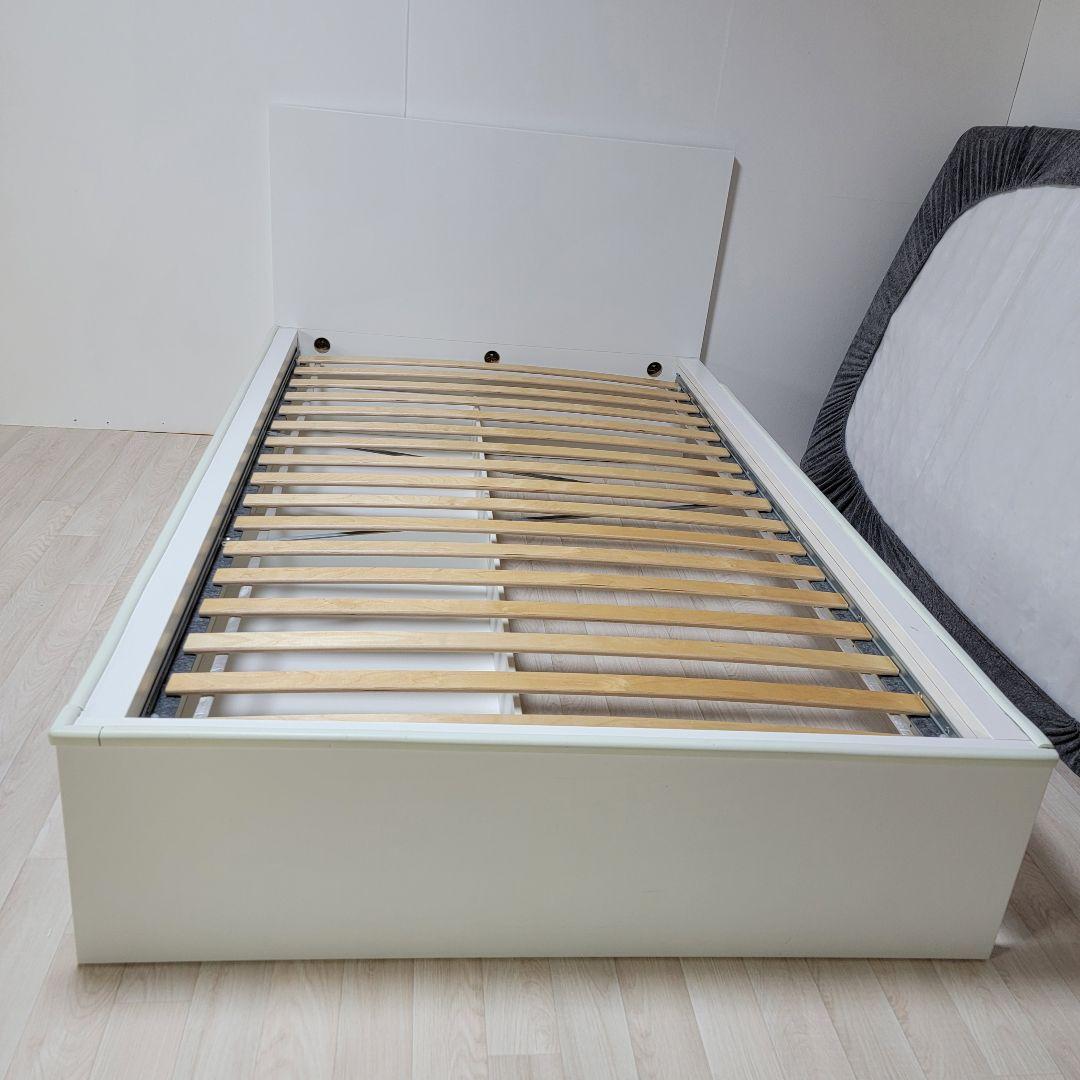 定価:40,990円 ikea malm 収納2個付セミダブルベッドフレームのみ