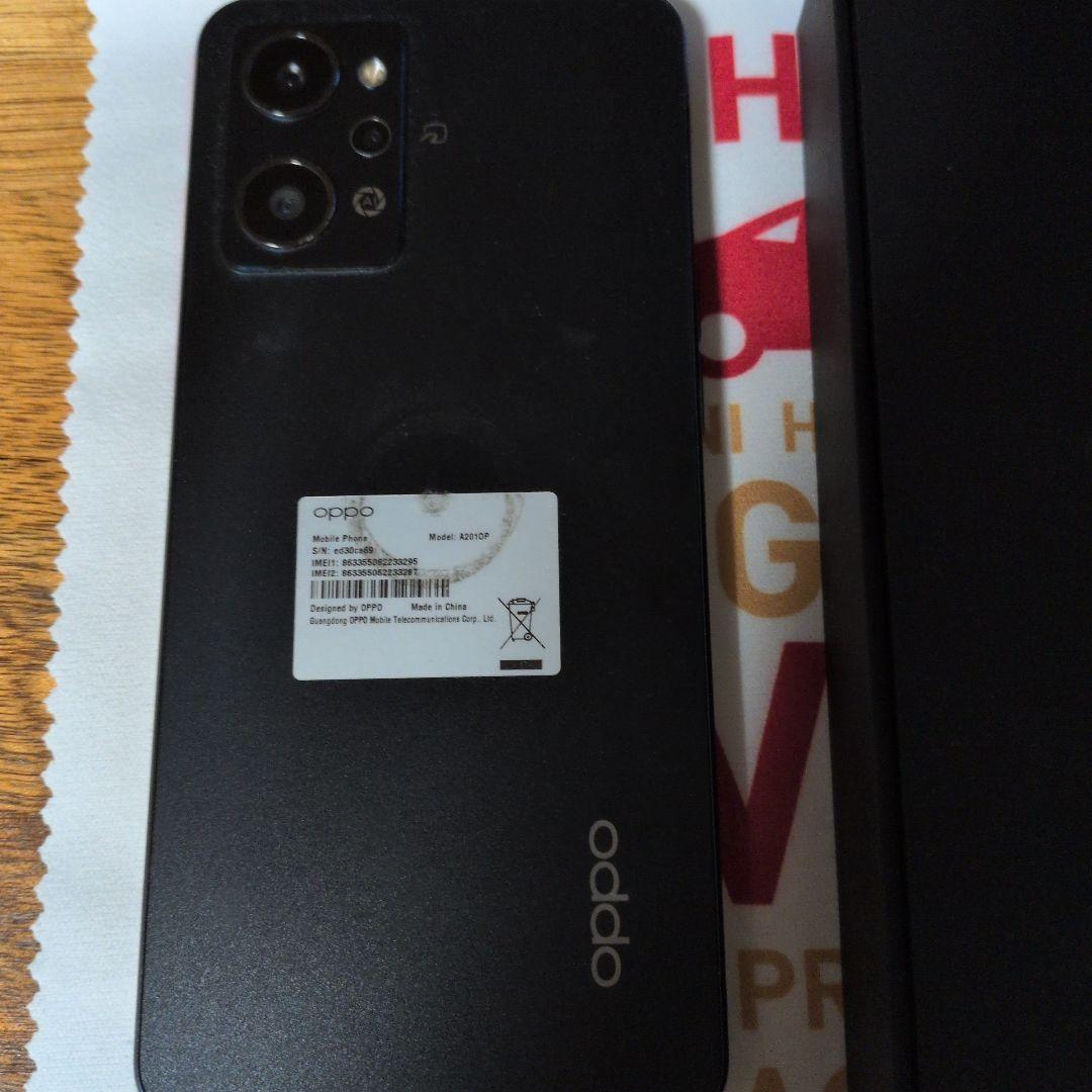 OPPO Reno7 A ブラック 本体