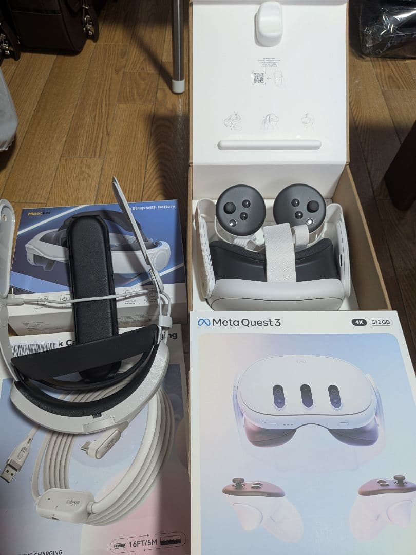 2025年６月新品購入　 Quest 3 VRヘッドセット