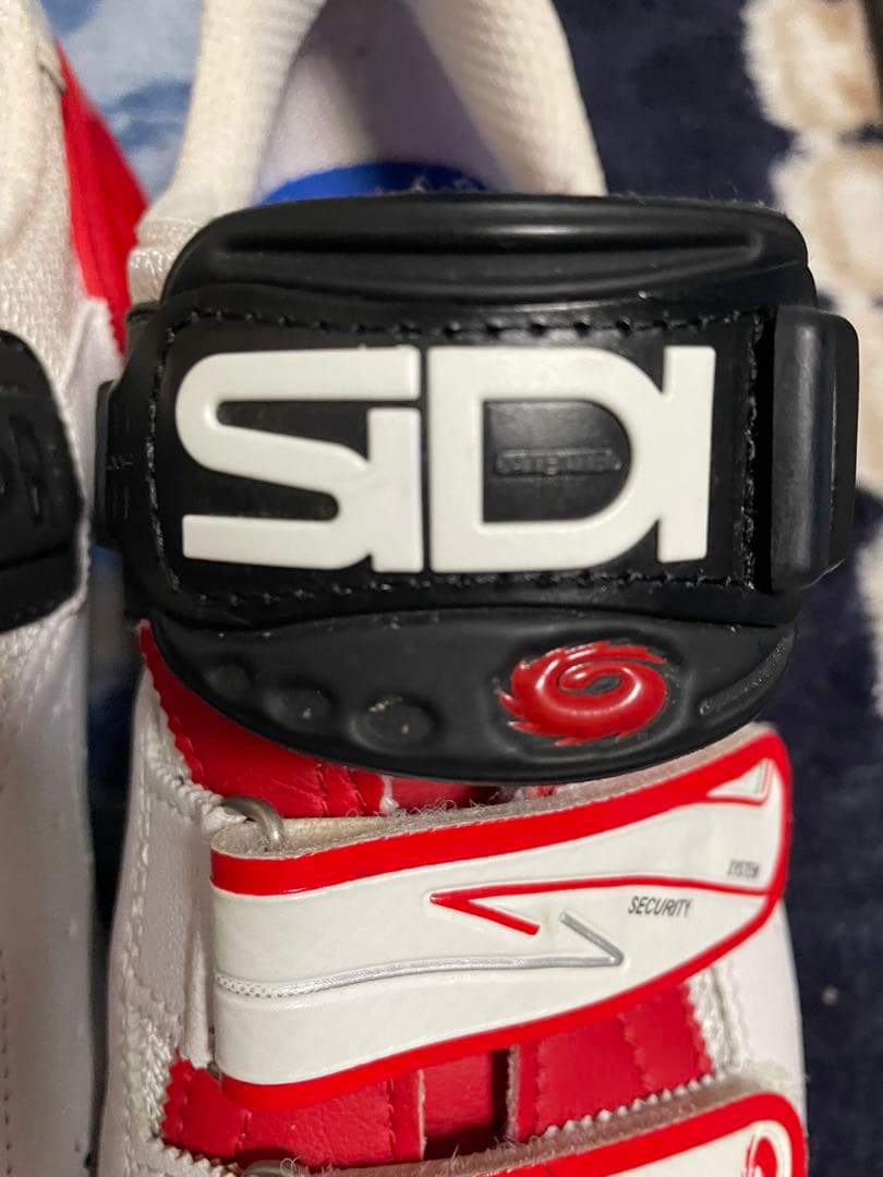 最終値下げSIDI SPIT サイクリングシューズ レッド/ホワイト