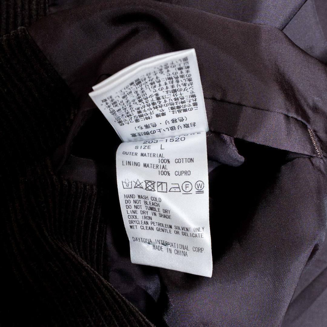 わ*に様 NAUTICA ダークブラウン コーデュロイジャケット