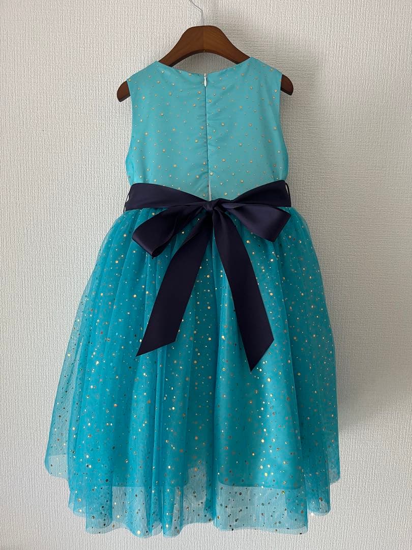 DRESCCO ドレスコ　エメラルドブルージュエリードレス　130CM