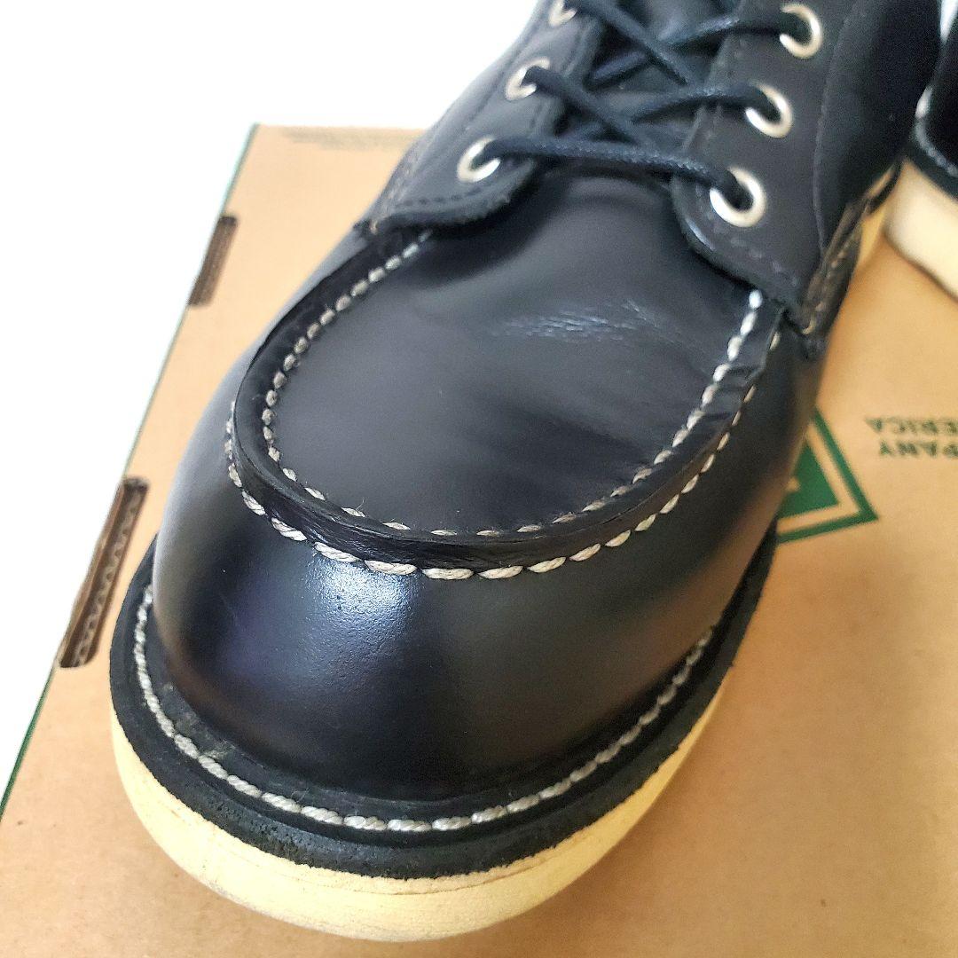 【美品】RED WING 8130 サイド羽刻印 8.5E 05年製 モックトゥ