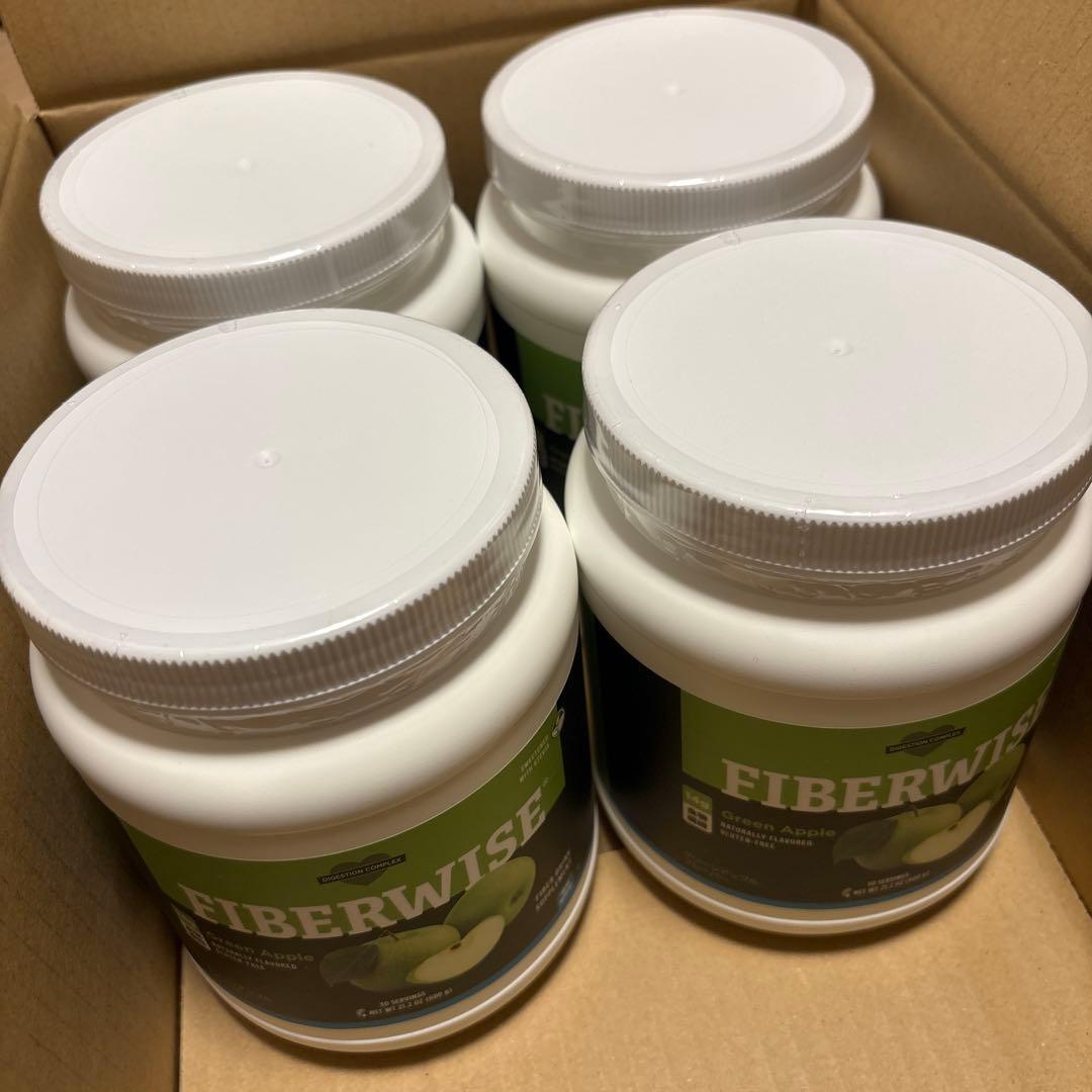 【新品】メラルーカ ファイバーワイズ グリーンアップル 600g × 4