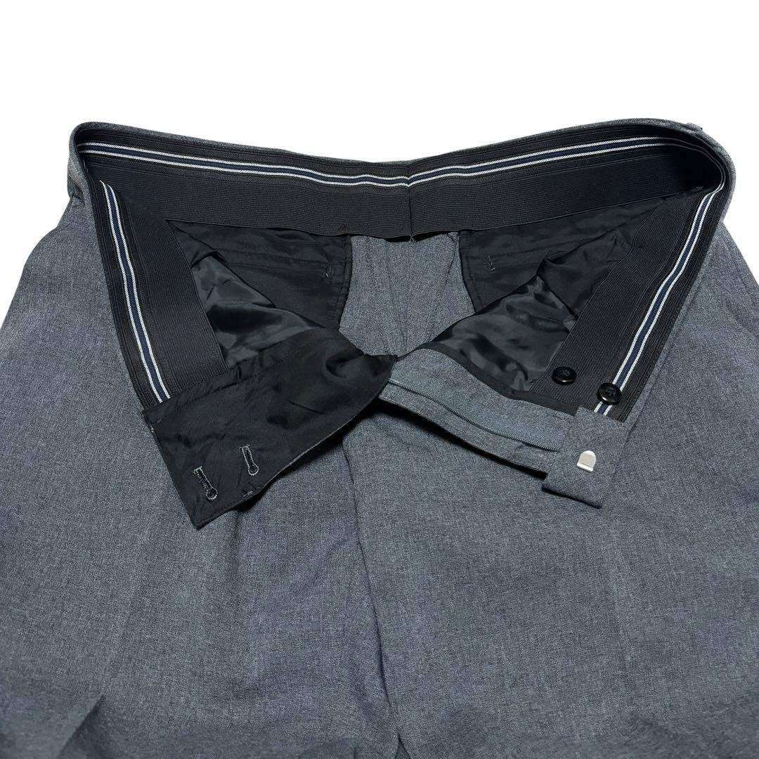 美品 2XL スーツセレクト 3ピース スーツ セットアップ グレー 2ボタン