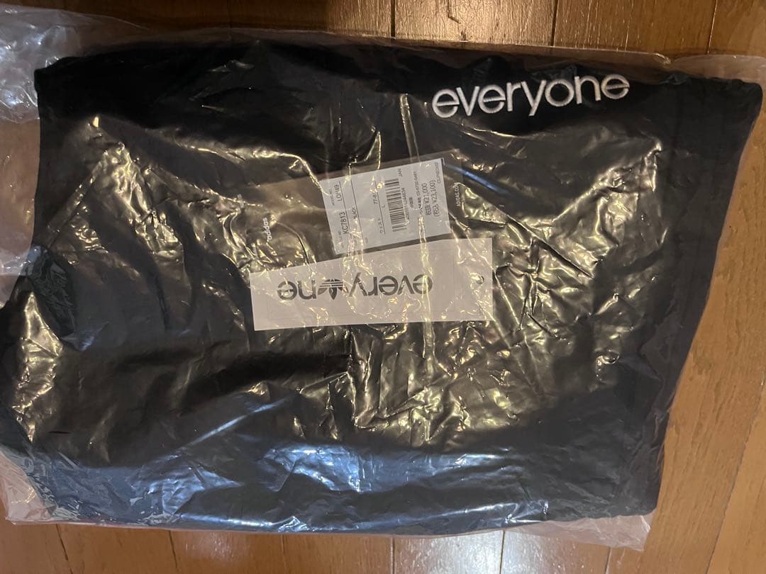everyone×adidas TRACK PANT /トラックパンツ黒L