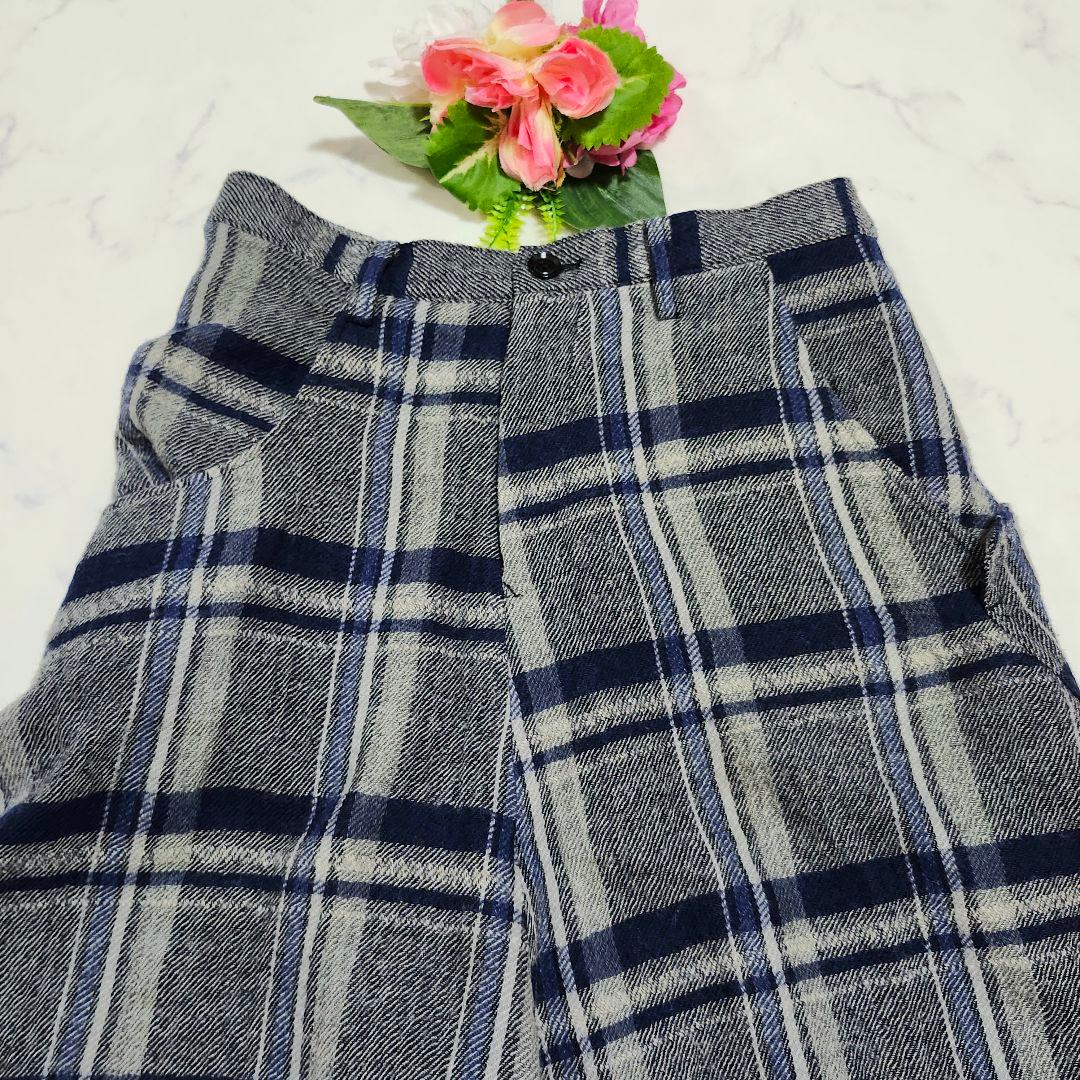 ワイズ　サルエルパンツ　アシンメトリー　チェック　変形　ワイド　ヨウジヤマモト