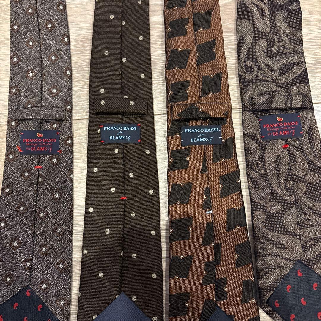 フランコバッシ ネクタイ4本セット