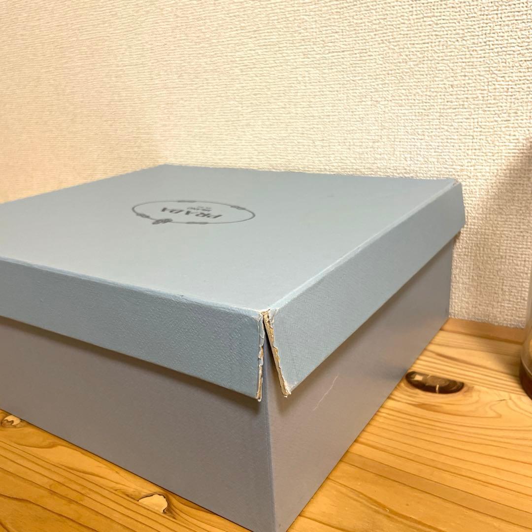 PRADA ペガサススニーカー （37）ブラック/ホワイト