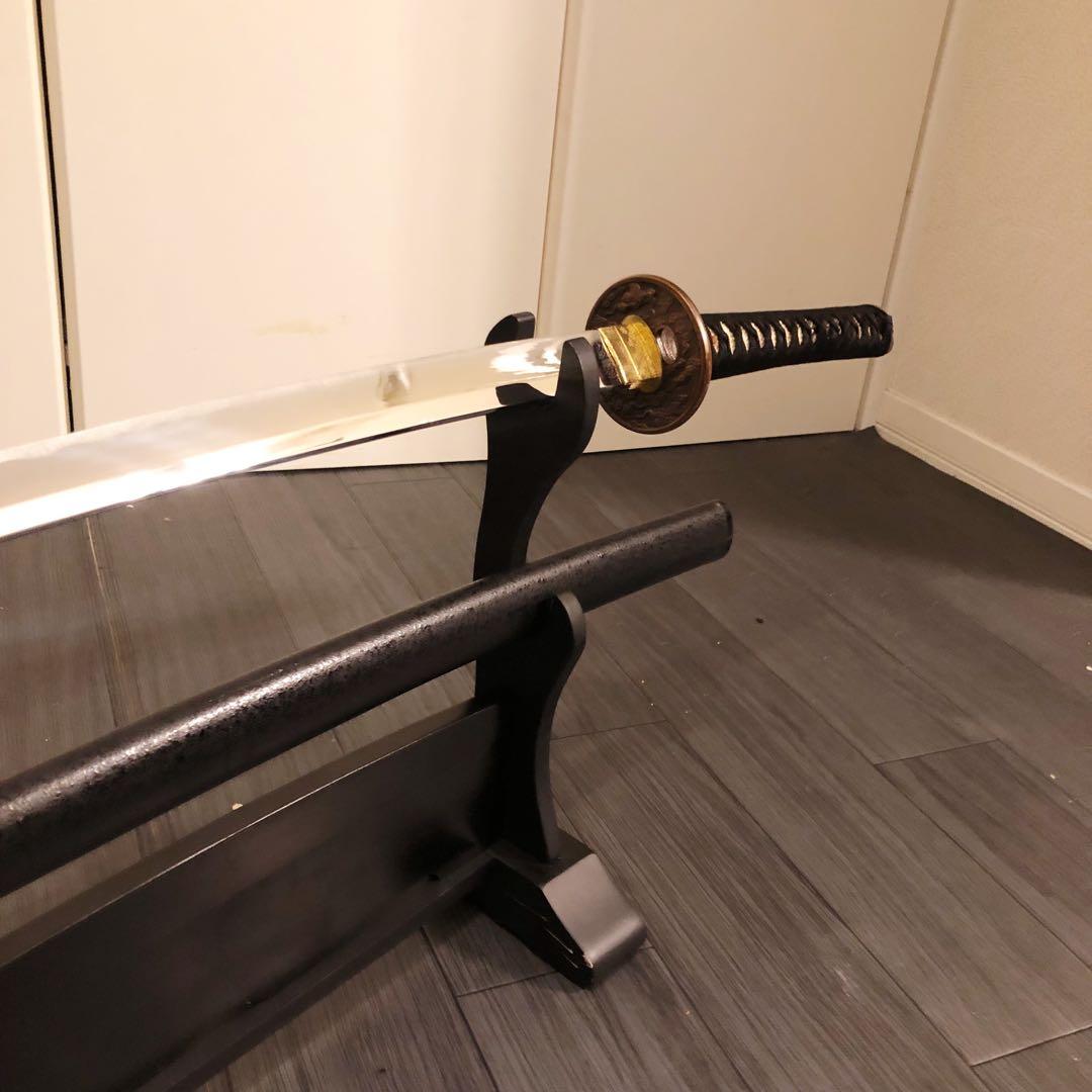 高級模造刀　土佐刀剣　太刀　本研波刃　合金　居合刀