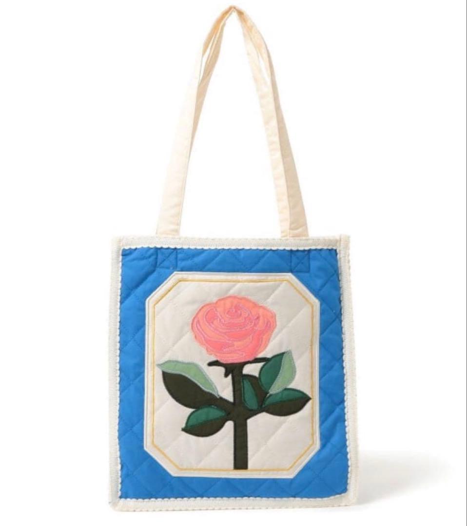 ルルメリー 保冷ポケット付リバーシブルキルティングバッグ beams