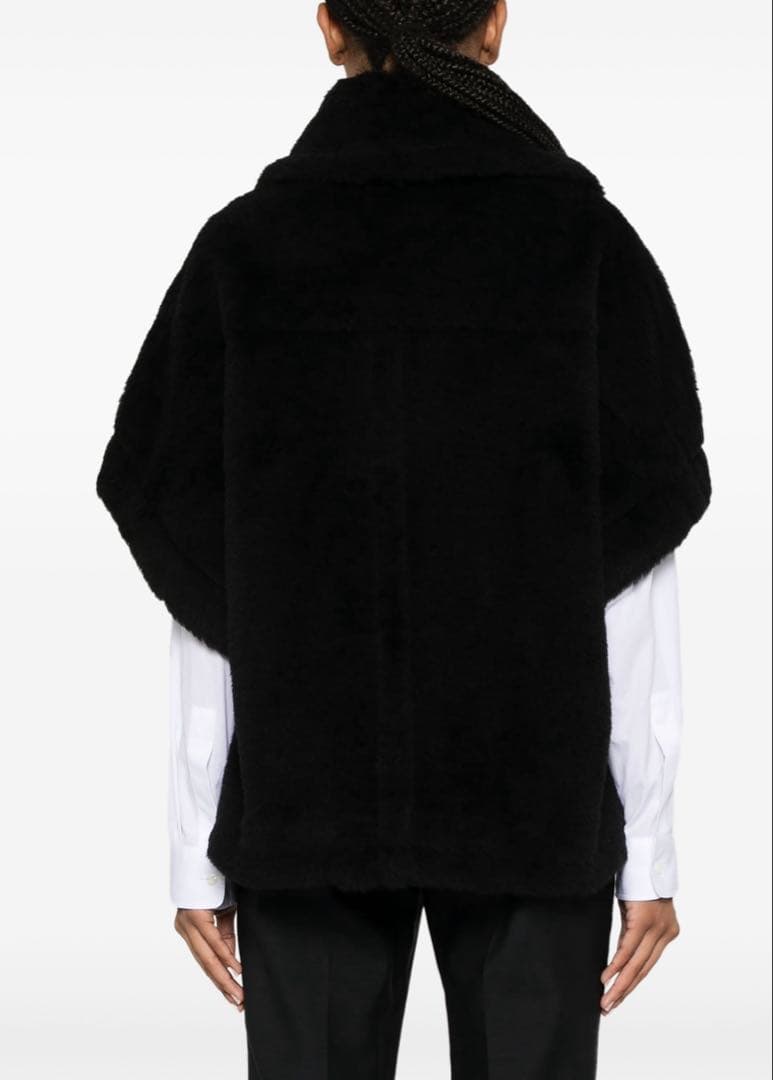 Max Mara MANTO teddy ケープ　ポンチョ