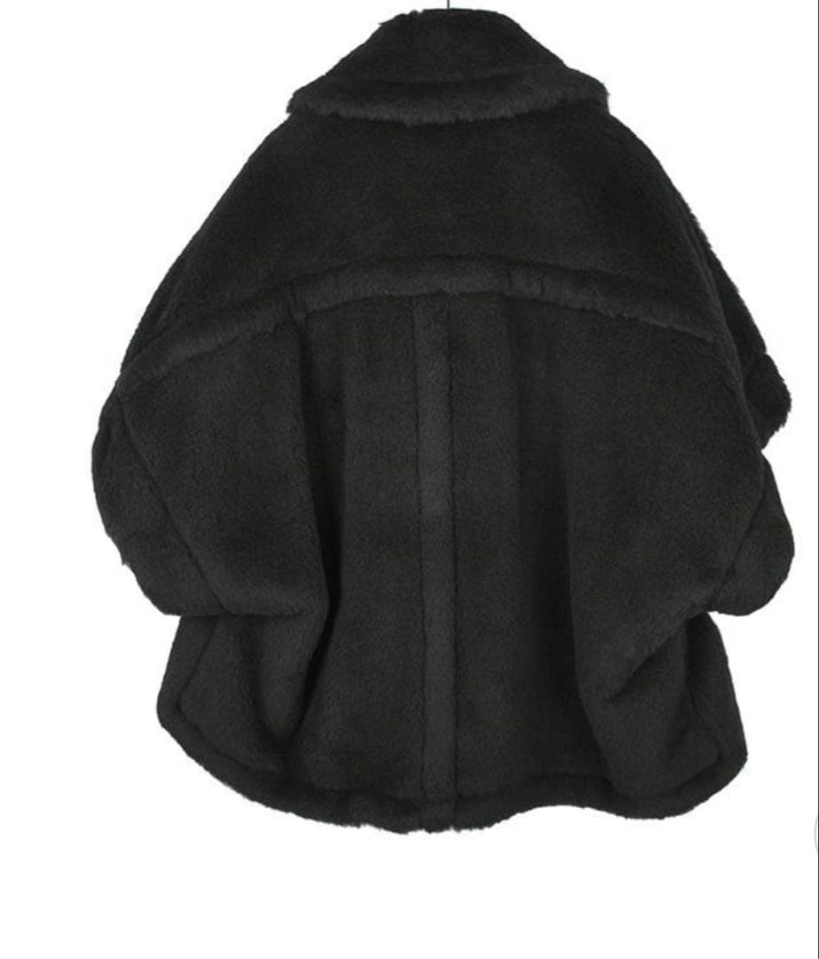 Max Mara MANTO teddy ケープ　ポンチョ