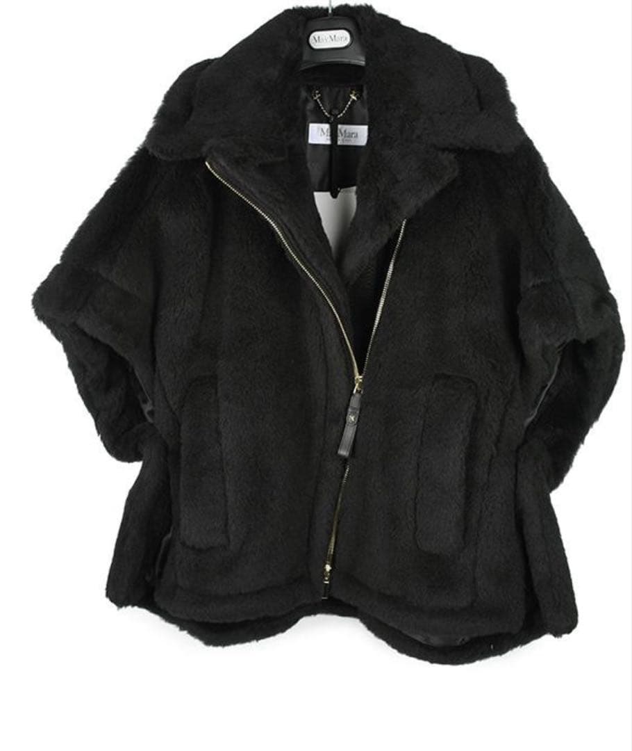 Max Mara MANTO teddy ケープ　ポンチョ